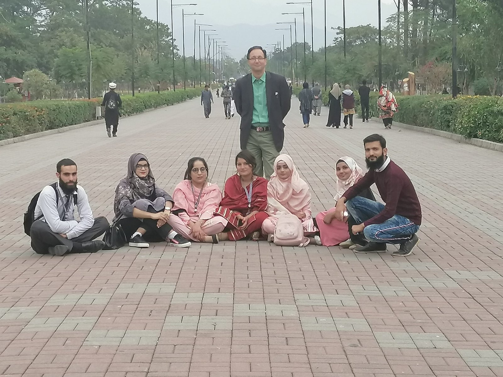 Department outing on a recreational trip to Islamabad