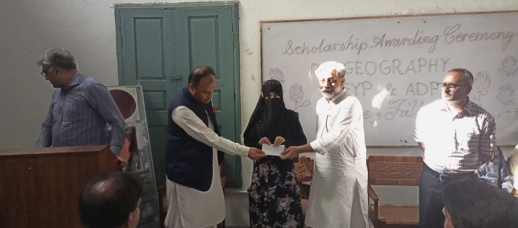 Recognising achievement at the Geography department's Scholarship Awarding Ceremony