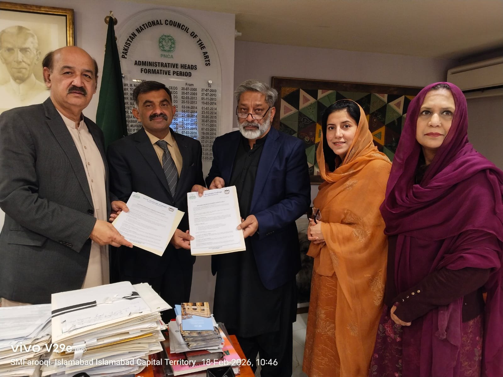 MoU signing ceremony with a national partner institution
