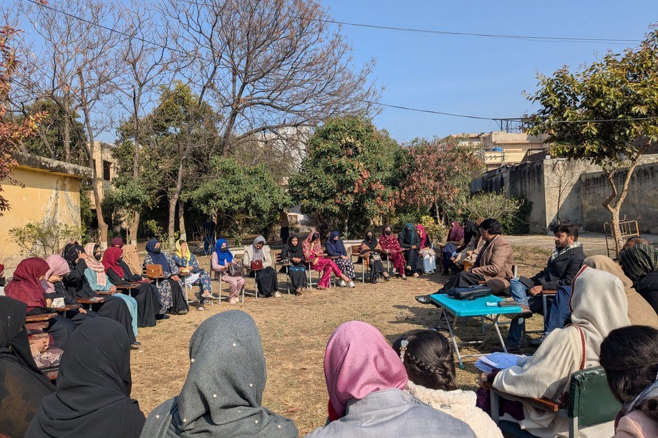 Outdoor discussion circle, Department of English