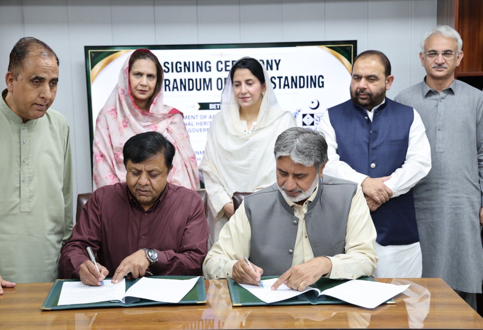 MoU signing ceremony with a national partner institution